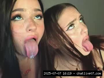 Shy, Puffynipples, Lesbian, New, Longtongue..., tongue 15